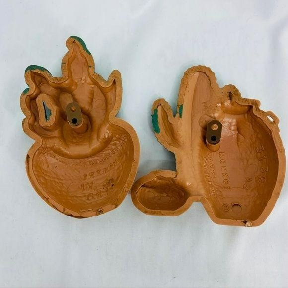 Vintage Southwestern Boho Cactus Clay Pot Decor Pair Wall Decor - Picture 4 of 10